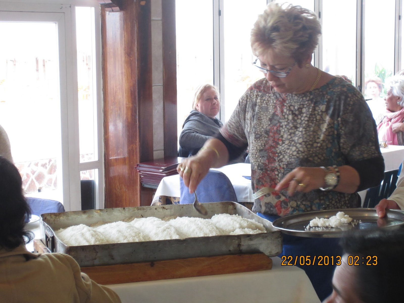 Cod baked in Salt
