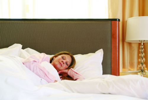 comfortable bed