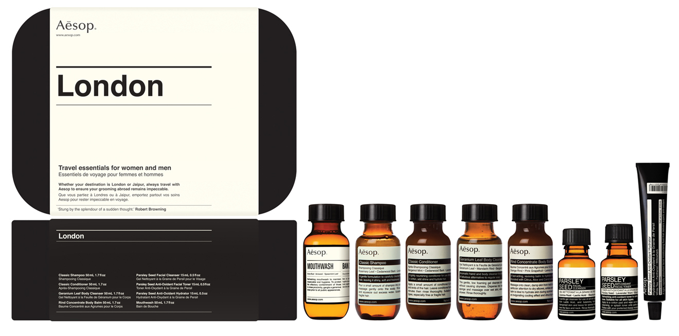 Travel Beauty & Grooming Products Aesop London Travel Kit