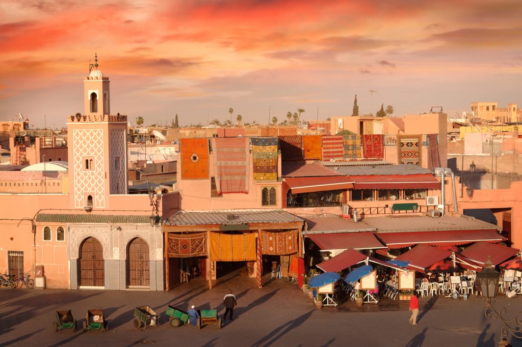 beautiful places to propose Djemaa-el-Fna-Square-Marrakesh-www.istockphoto.com_gb_photo_djemaa-el-fna-square-in-marrakesh-gm174811653-22817777-narvikk