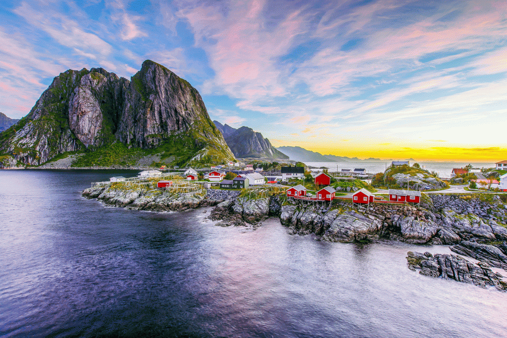 Scandinavia hidden gems Lofoten,-Norway-in-the-morning-iStock-www.istockphoto.com_gb_photo_lofoten-norway-in-the-morning-gm614533722-106395455-littlewormy