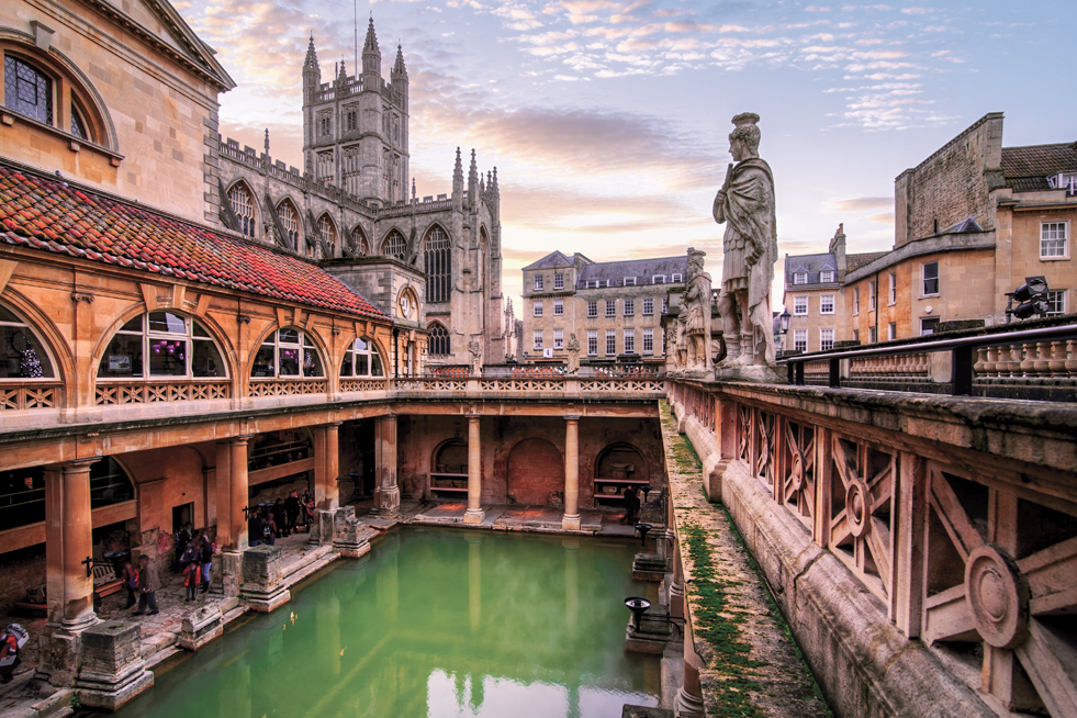 Roman Baths in Bath, England