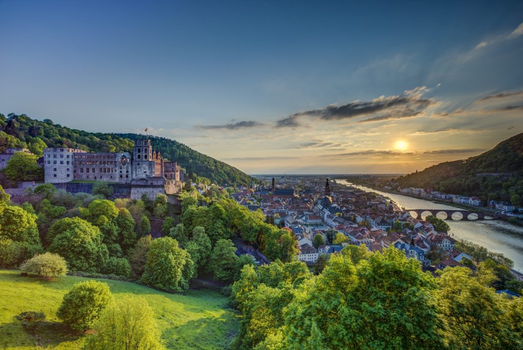 Discover a hidden gem of Germany with a stunning view of Rhineland-Palatinate at sunset.