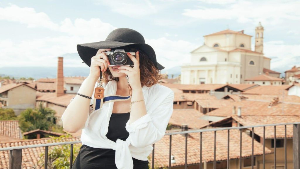 tourist taking a photo