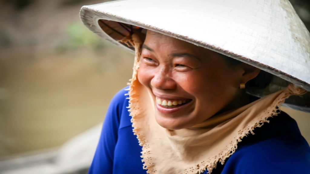 Vietnamese woman smiling culture travel