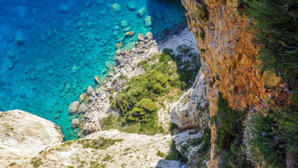 blue water crete greece