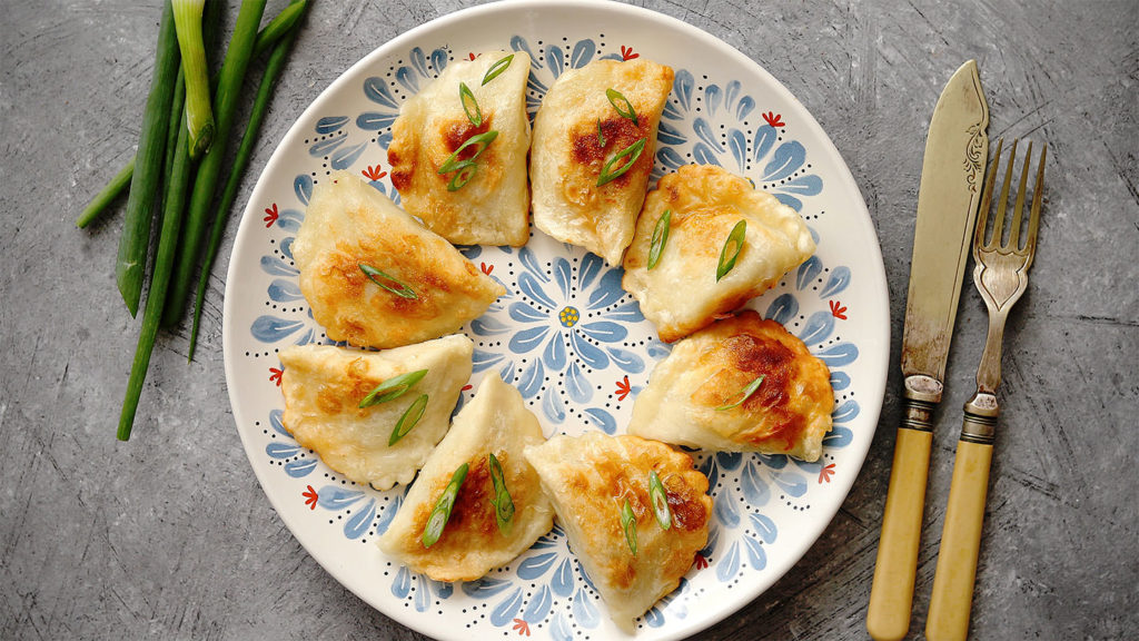 Homemade pierogies