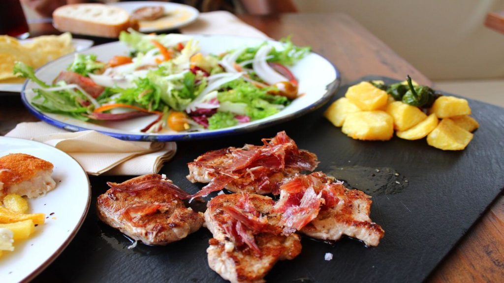 Spanish tapas board 