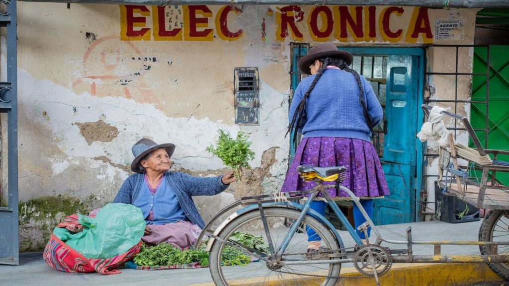 kind Peruvian woman