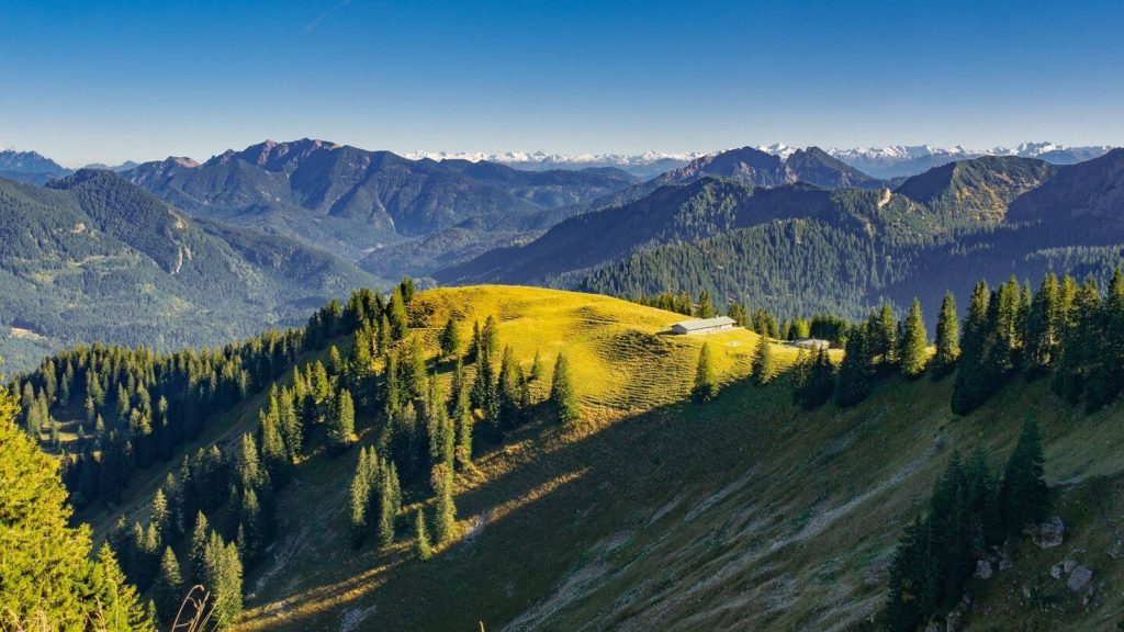 rolling green mountains Germany