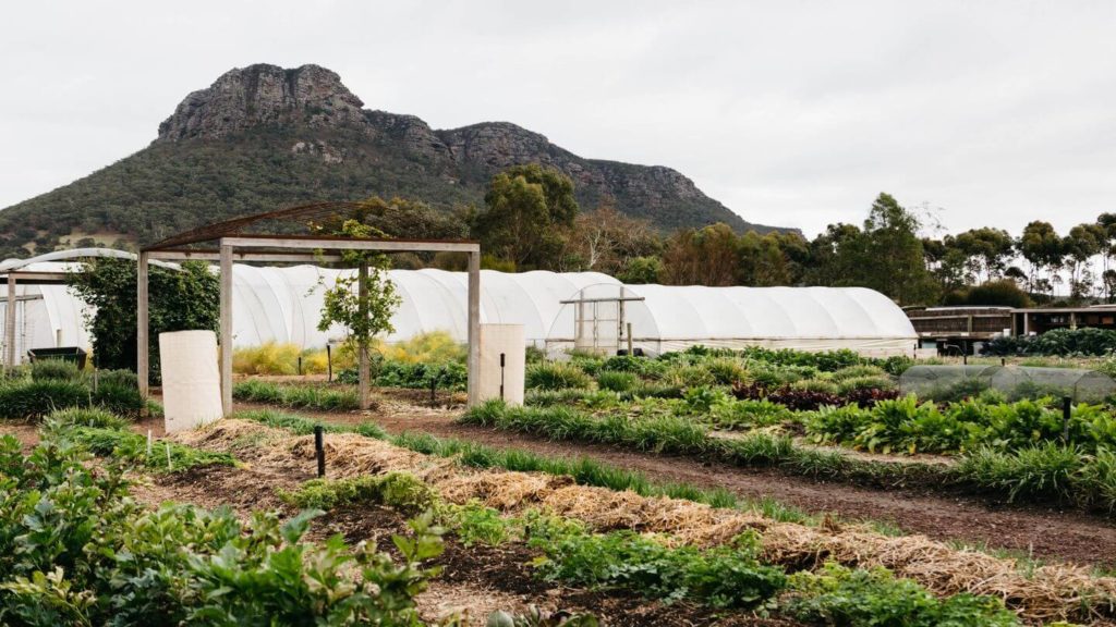 Royal Mail Hotel kitchen garden Dunkeld Victoria