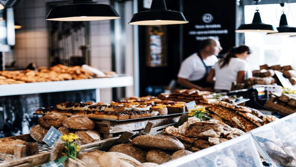 baked goods at a bakery