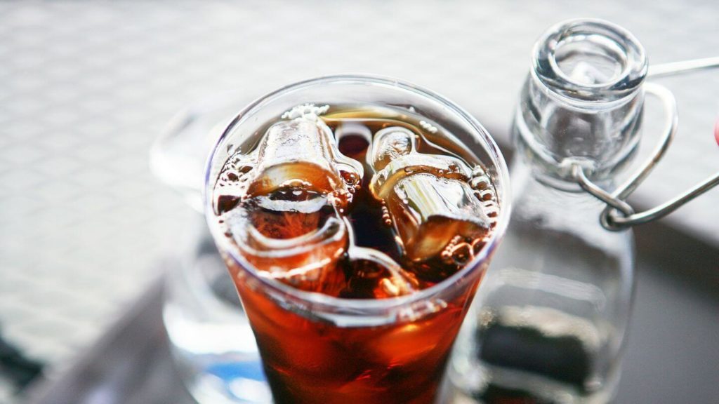 glass of ice tea