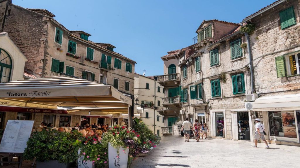 village shops Split Croatia trip to Eastern Europe