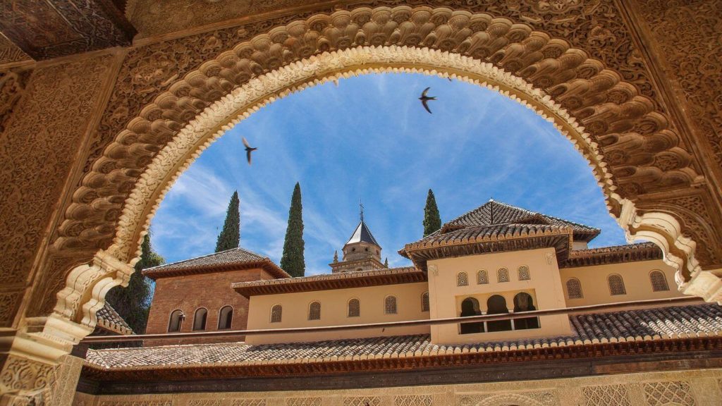 Moorish architecture in Grenada Spain