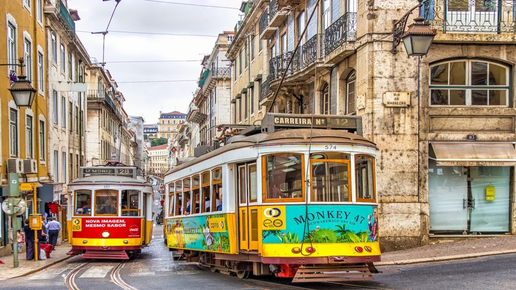 Portugal Lisbon Tram European trips