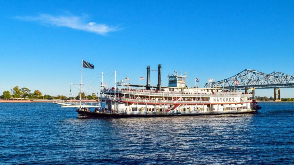 Mississippi river boat Natchez USA