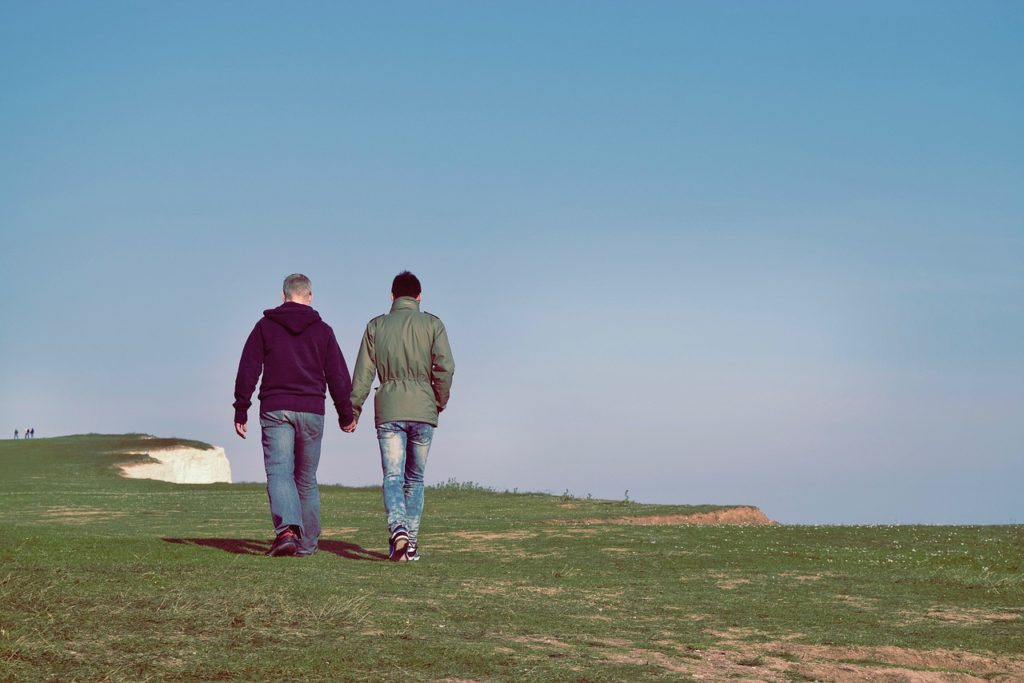 couple walking