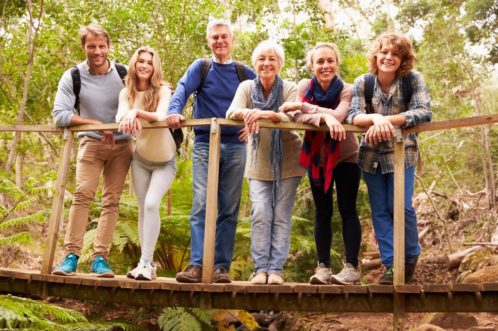 multi-generational family vacation