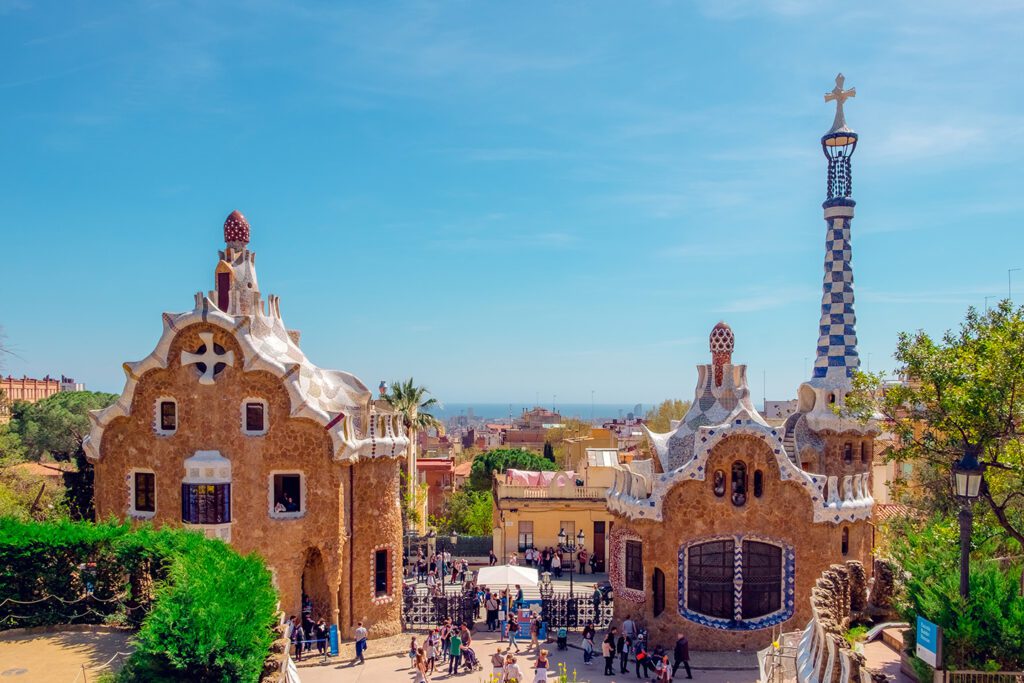 Gaudi architecture in Barcelona