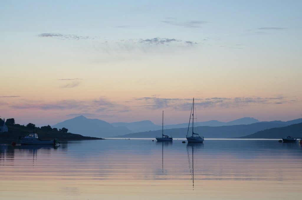 adventure family travel on Loch Ness