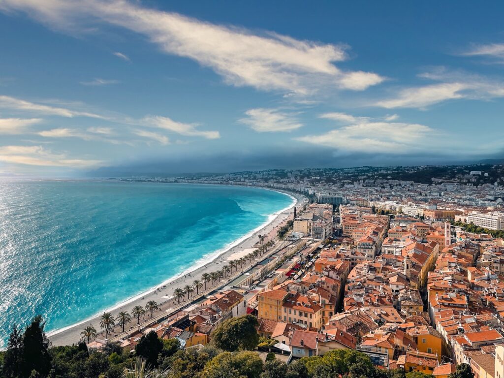 Nice in France in the summer
