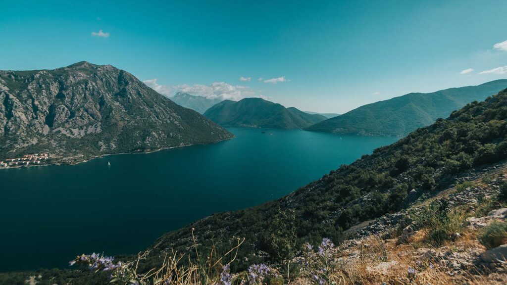Bay of Kotor is almost like a fjord in Montenegro