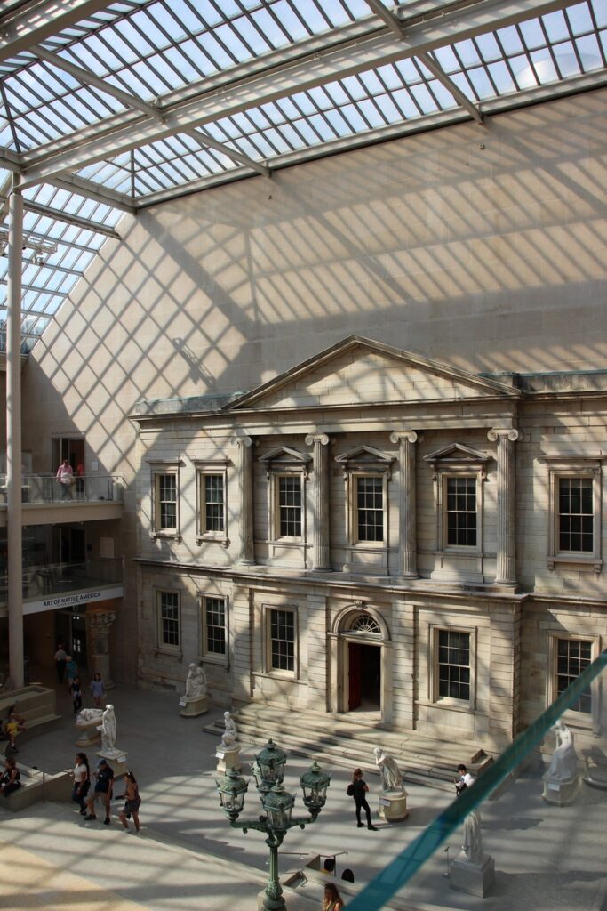 sculpture room at the Metropolitan Museum of Modern Art