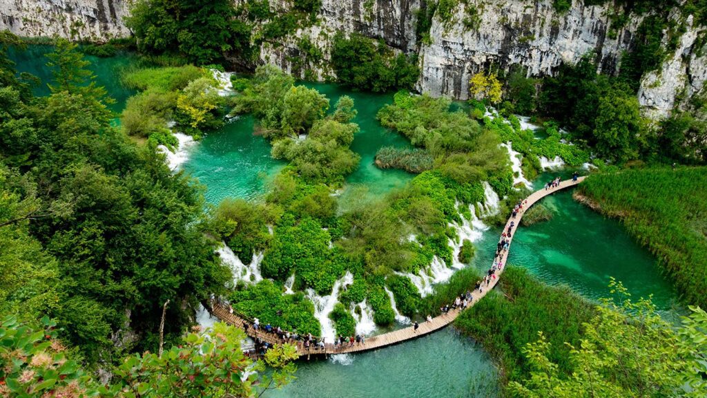 Plitvice Lakes National Park in Croatia