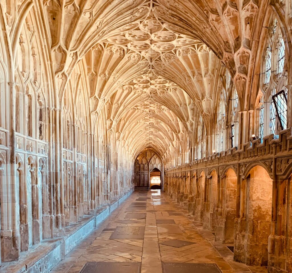 Gloucester Cathedral was used in the Harry Potter movies as a filming location