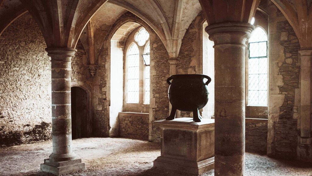 Lacock Abbey was used in the Harry Potter movies as a filming location