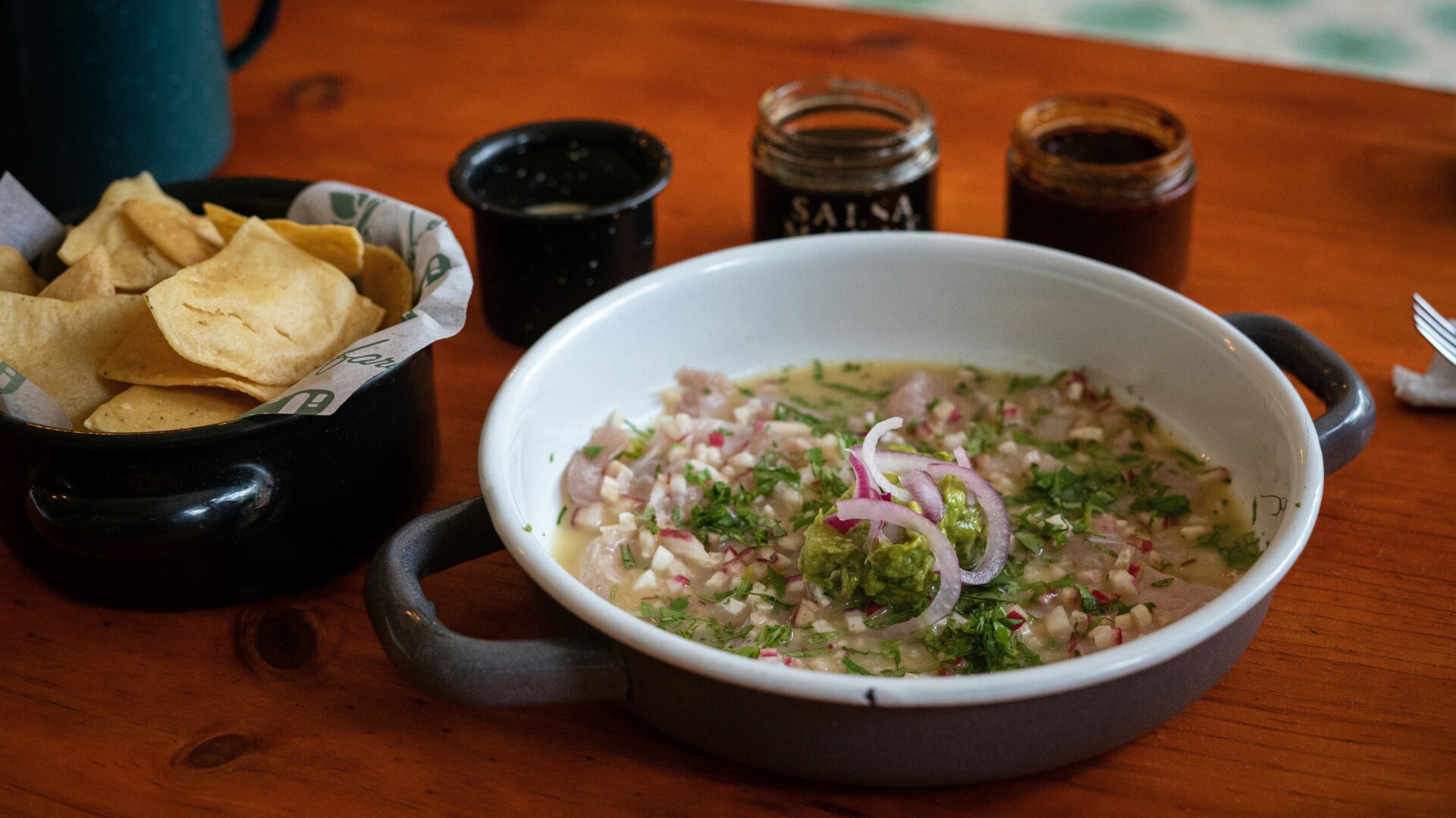 bowl of ceviche