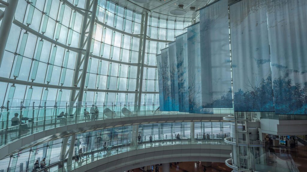 Haneda in Tokyo is one of the most beautiful airports in the world