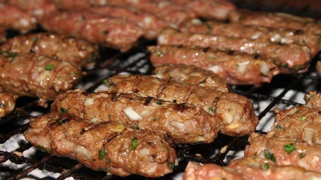 ćevapčići pork and beef sausages croatian food