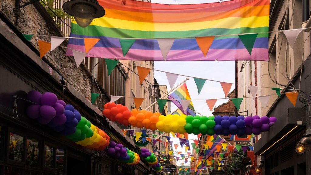 rainbow gay pride parade decorations